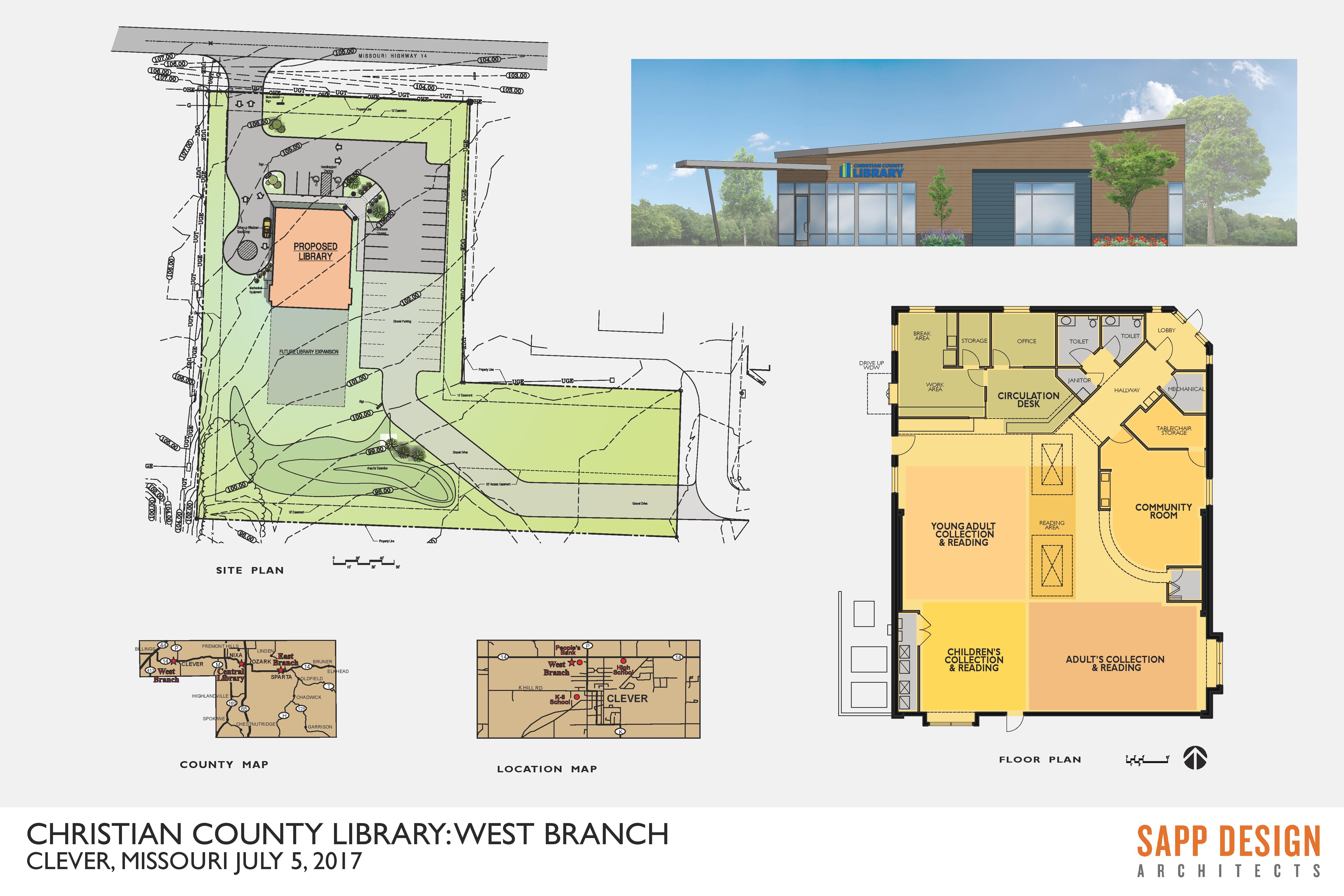 Proposed West County Branch Christian County Library