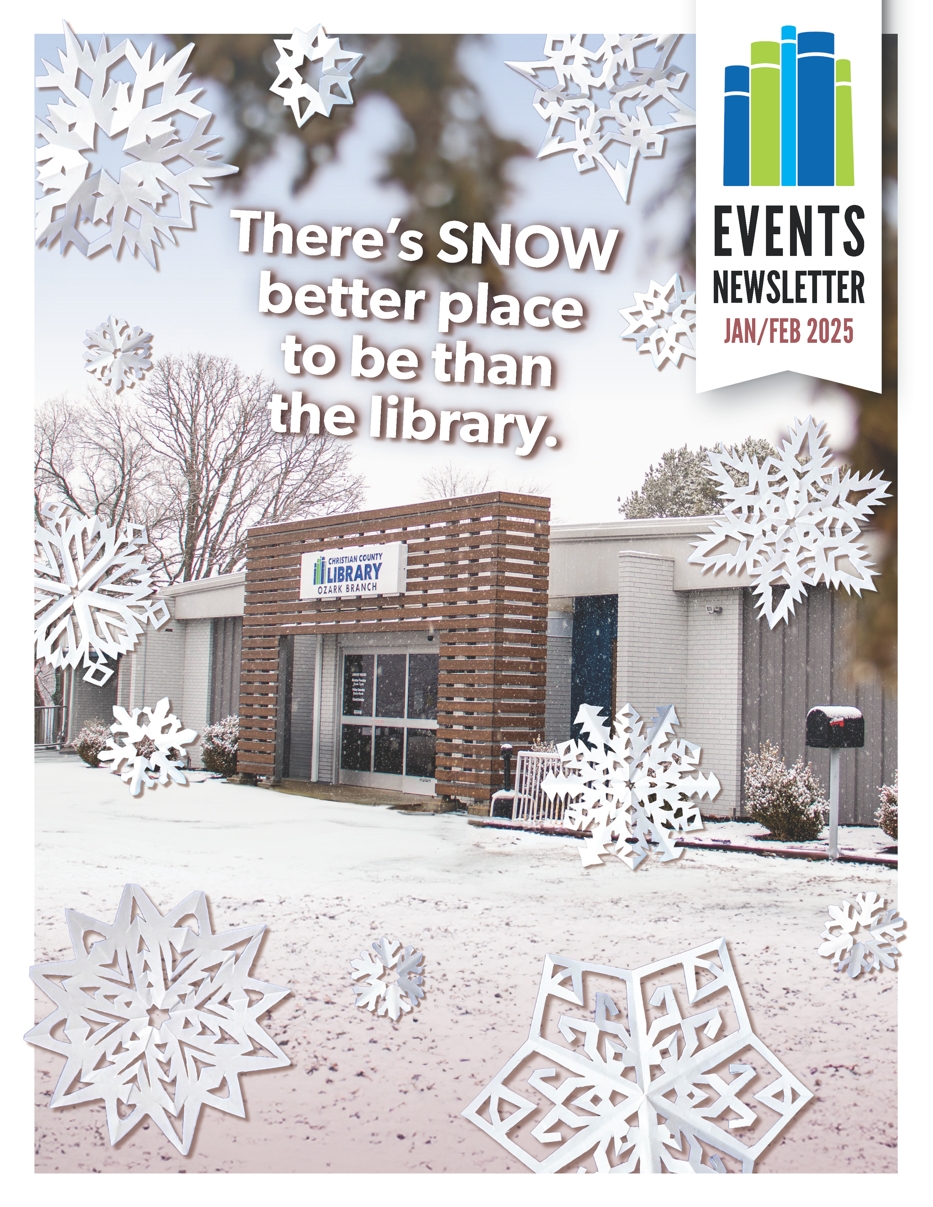 January to February Newsletter cover.