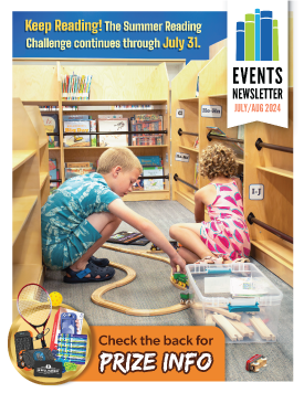 July to August Newsletter cover.