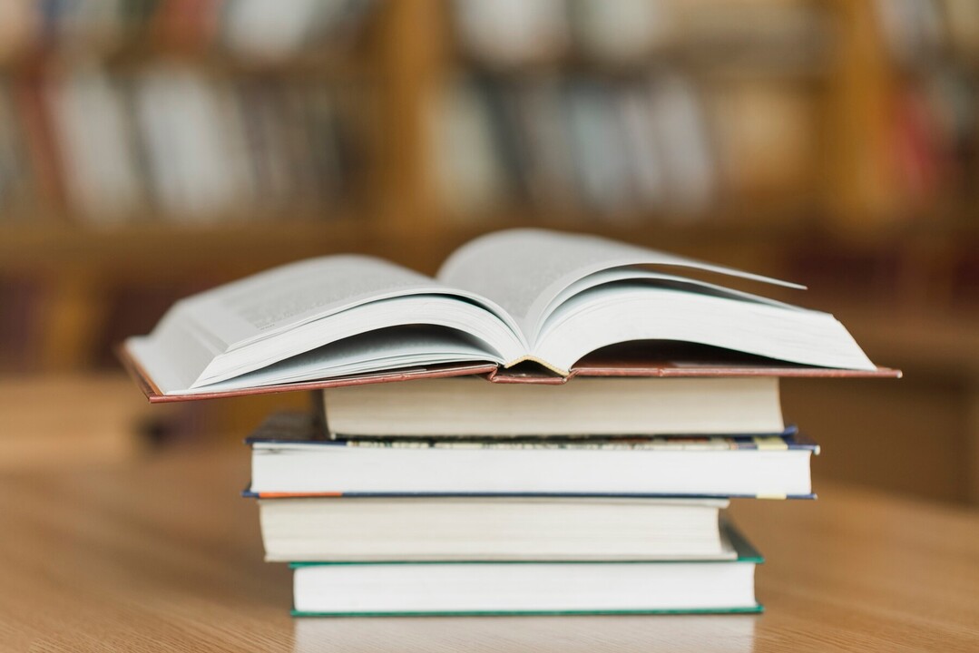 stack of books